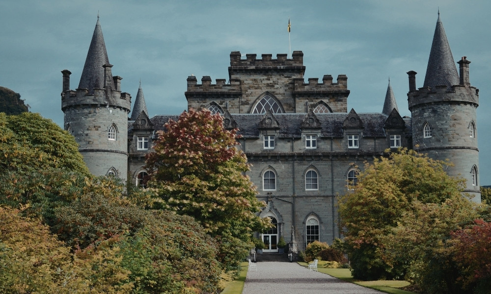 Lâu đài cổ Scotland