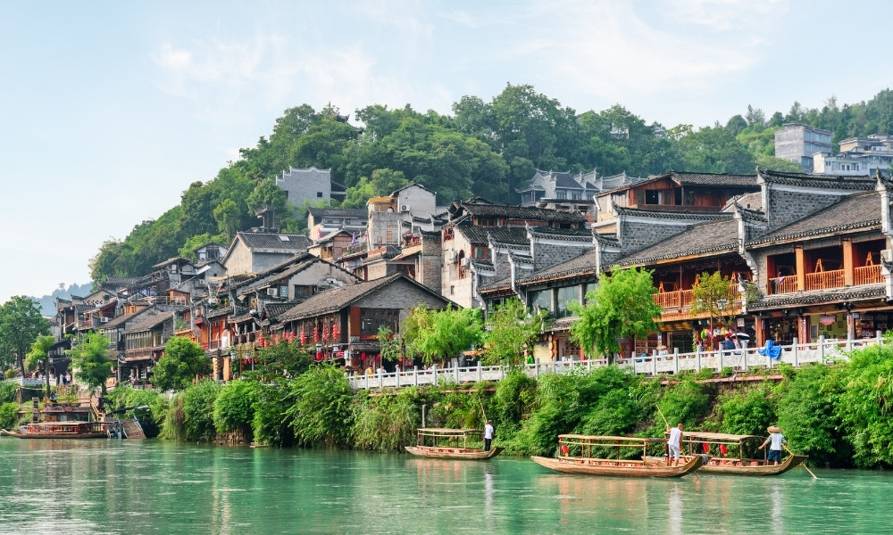 Phượng Hoàng Cổ Trấn cảnh đẹp trung quốc