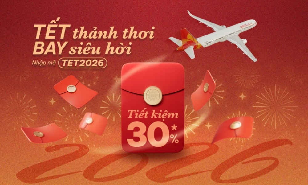 Sun Phuquoc Airways khuyến mãi 30% giá vé Tết – Cơ hội vàng săn vé 2026