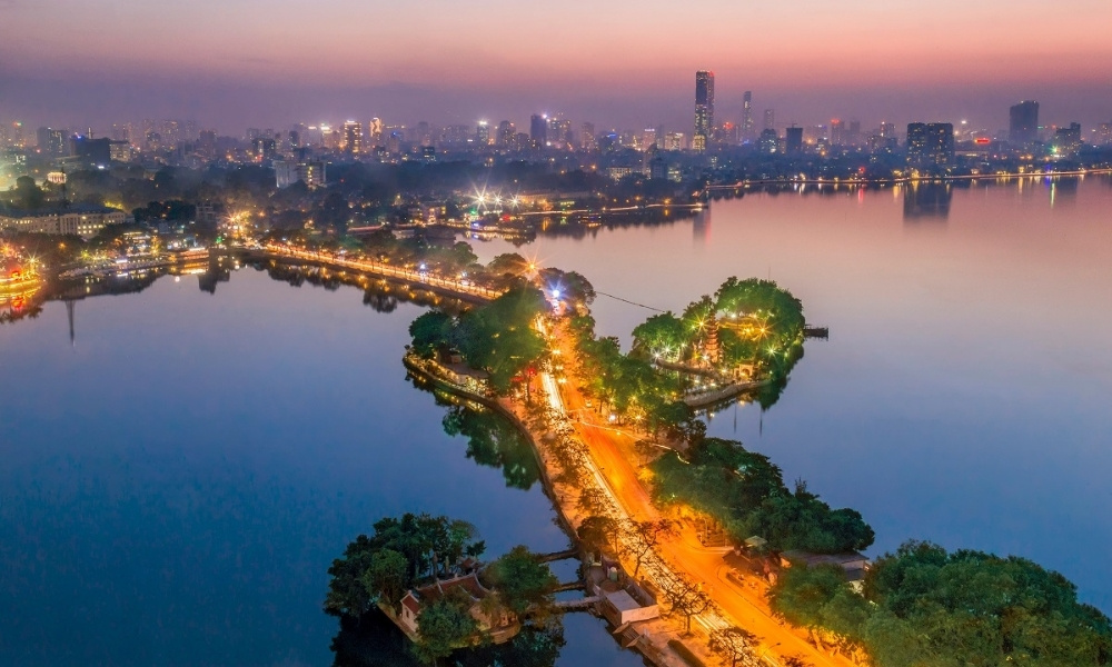 Hồ Tây cảnh đẹp hà nội