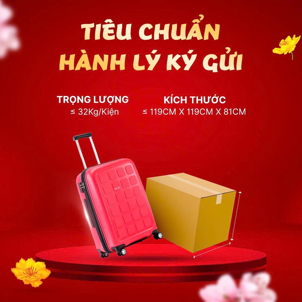 Quy định trọng lượng trong những lưu ý về hành lý ký gửi Vietjet Air