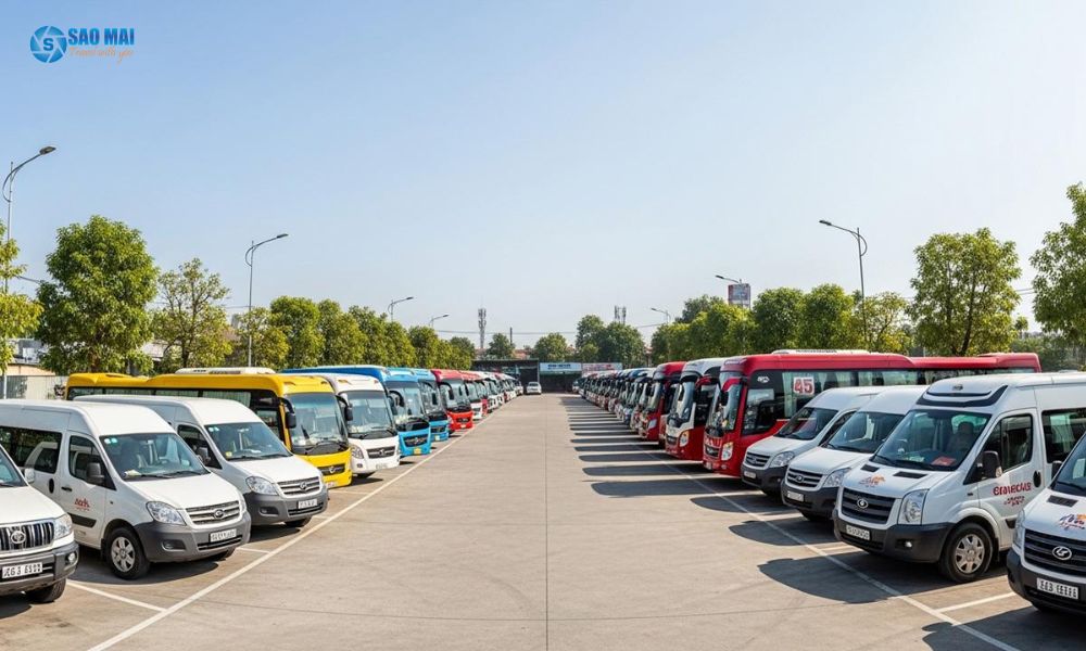 Thuê xe Sao Mai giá tốt, tài xế chuyên nghiệp, đặt nhanh 24/7