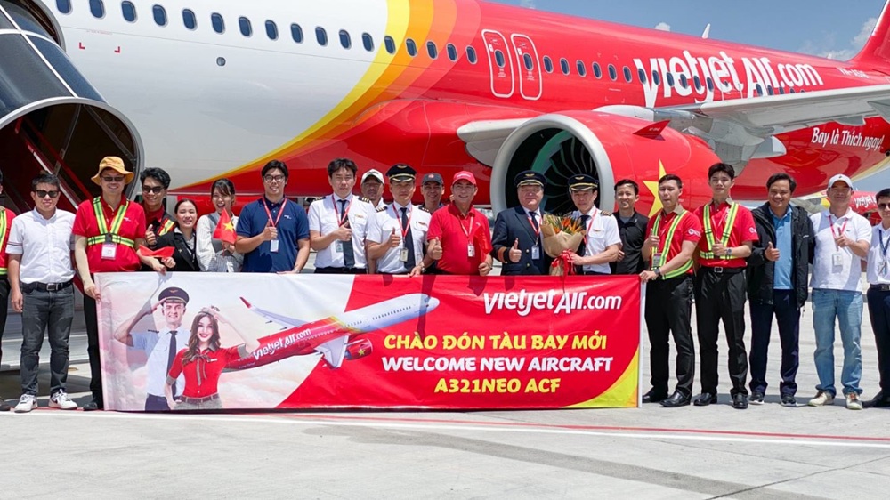 Vietjet đón thêm 1 tàu bay thế hệ mới A321neo ACF