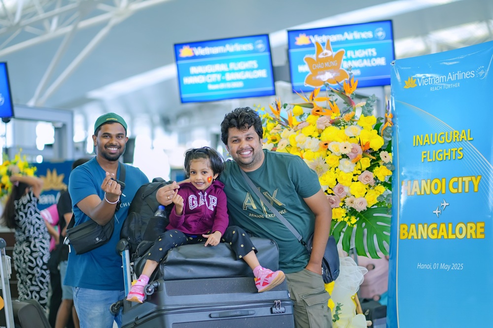 Vietnam Airlines chính thức khai trương đường bay thẳng Hà Nội – Bengaluru