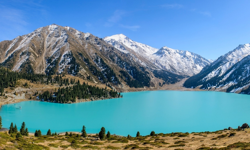 Big Almaty Lake cảnh đẹp almaty