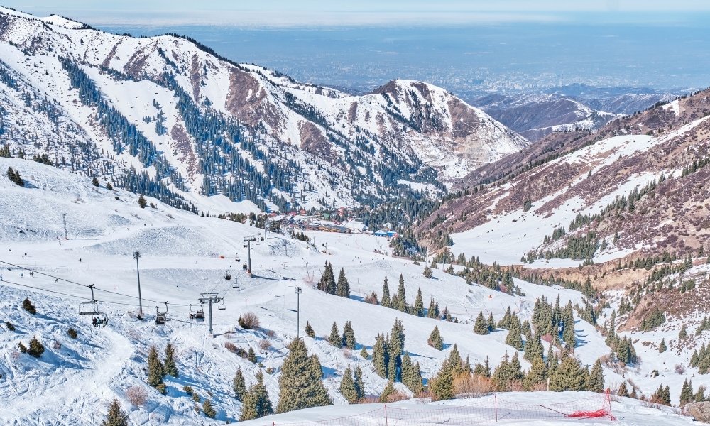 Shymbulak cảnh đẹp almaty