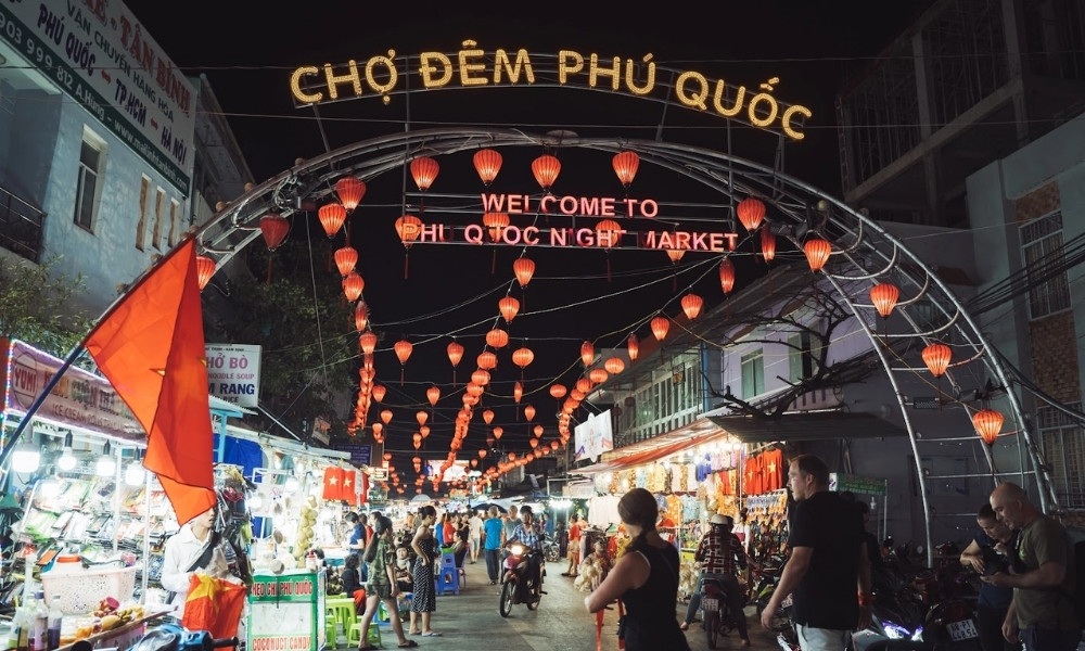Chợ đêm Phú Quốc du lịch phú quốc mùa hè
