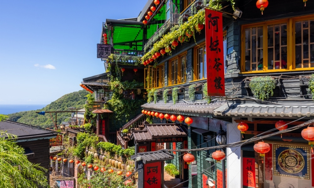 Phố cổ Jiufen du lịch đài bắc tháng 6