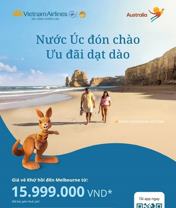 Vietnam Airlines triển khai ưu đãi Việt Nam – Melbourne như thế nào?