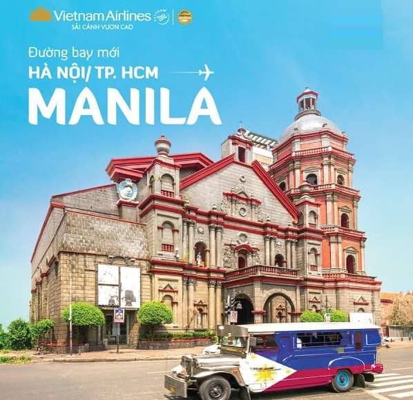Vietnam Airlines khai trương đường bay thẳng đi Philippines