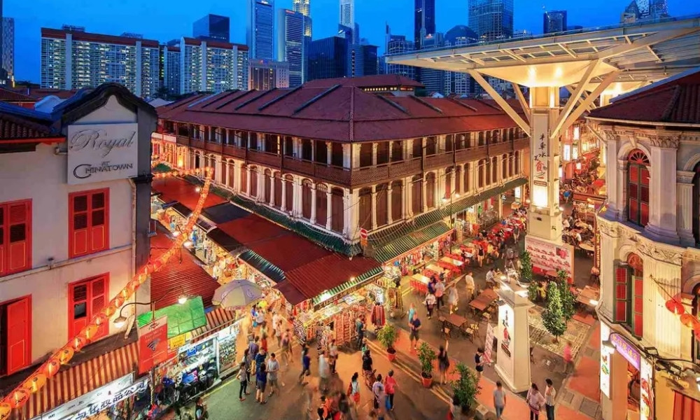 Chinatown vé máy bay đi sing SPA