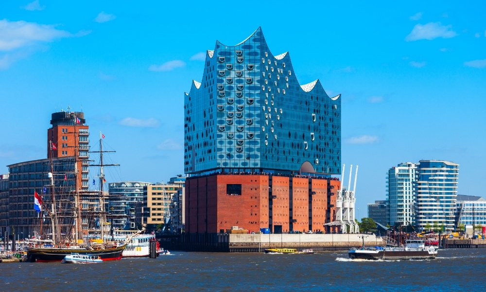 Elbphilharmonie du lịch hamburg mùa hè