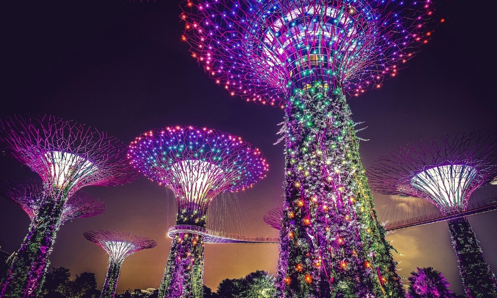Gardens by the Bay vé máy bay đi sing SPA