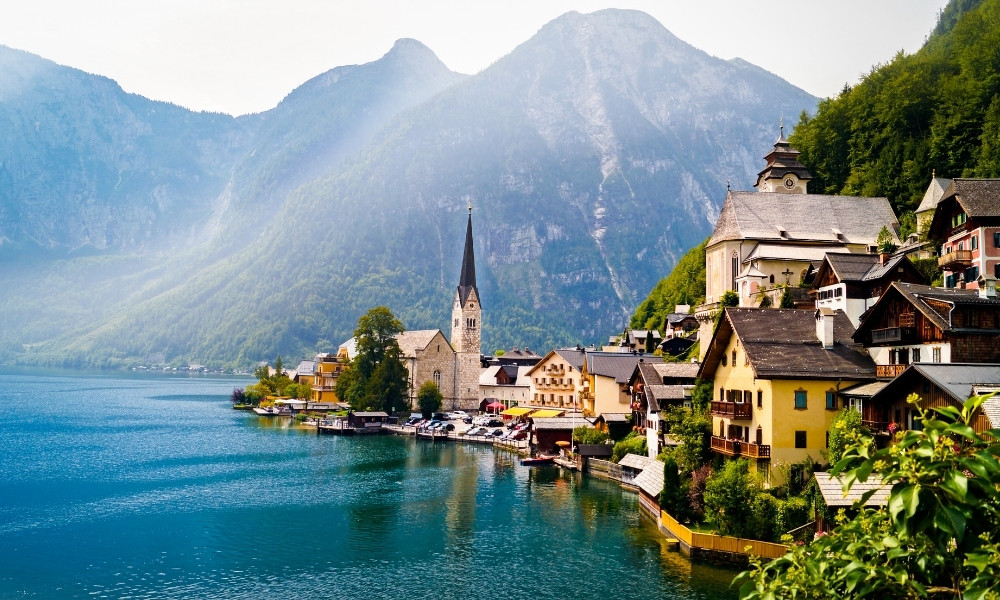 Hallstatt địa điểm du lịch nước áo