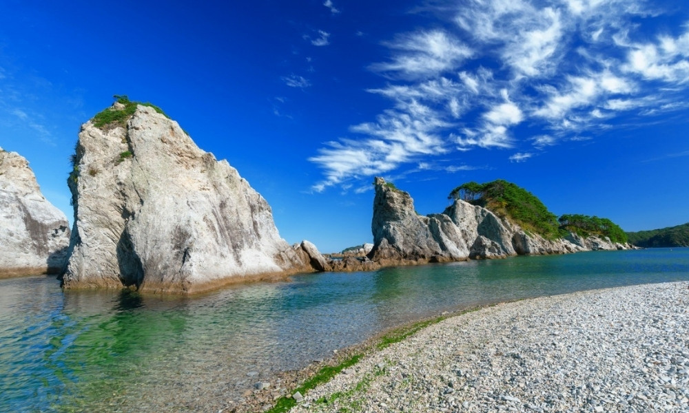 Jodogahama Beach top bãi biển đẹp nhật bản