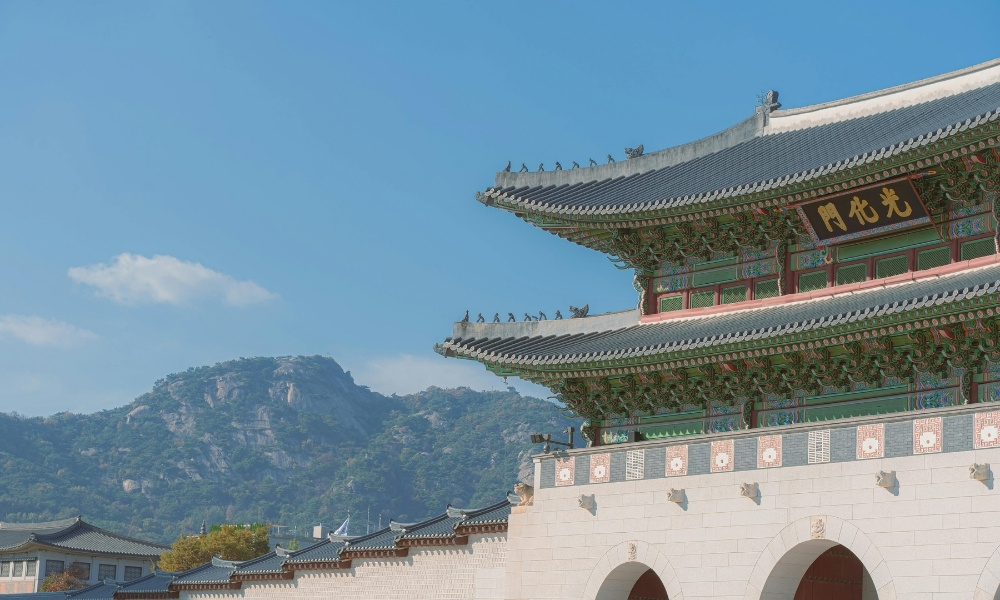 Cung điện Gyeongbokgung vé máy bay đi hàn tháng 11