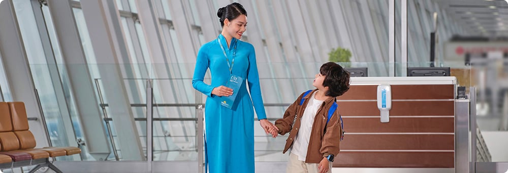 Dịch vụ trẻ em đi một mình của hãng hàng không