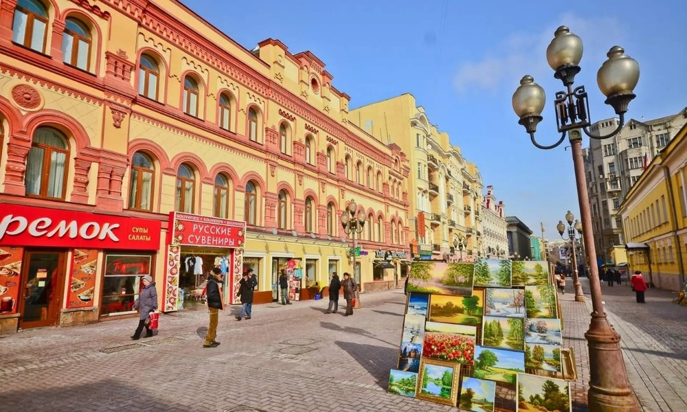 Phố Arbat vé máy bay hà nội đi moscow