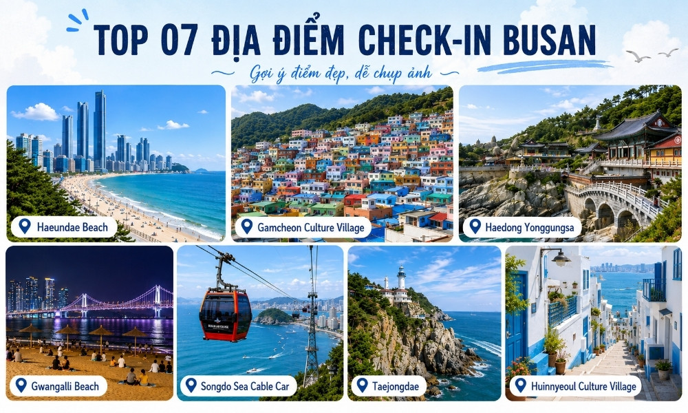 TOP 07 địa điểm check-in Busan đẹp, dễ đi và đáng trải nghiệm nhất