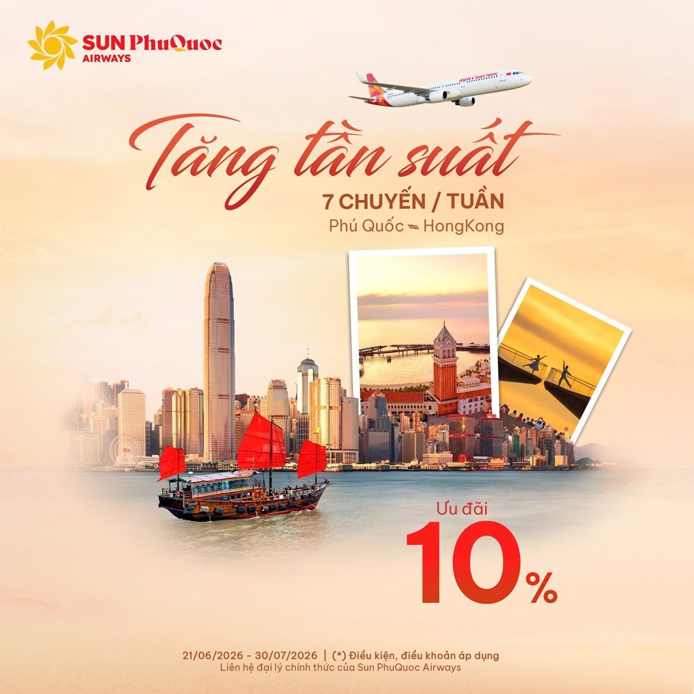 Vì sao chặng Phú Quốc – Hong Kong được nhiều khách hàng quan tâm?