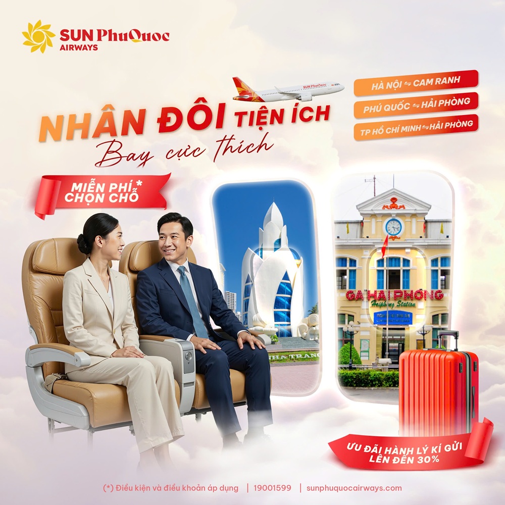 Vì sao nên mua hành lý trả trước Sun PhuQuoc Airways khi bay?