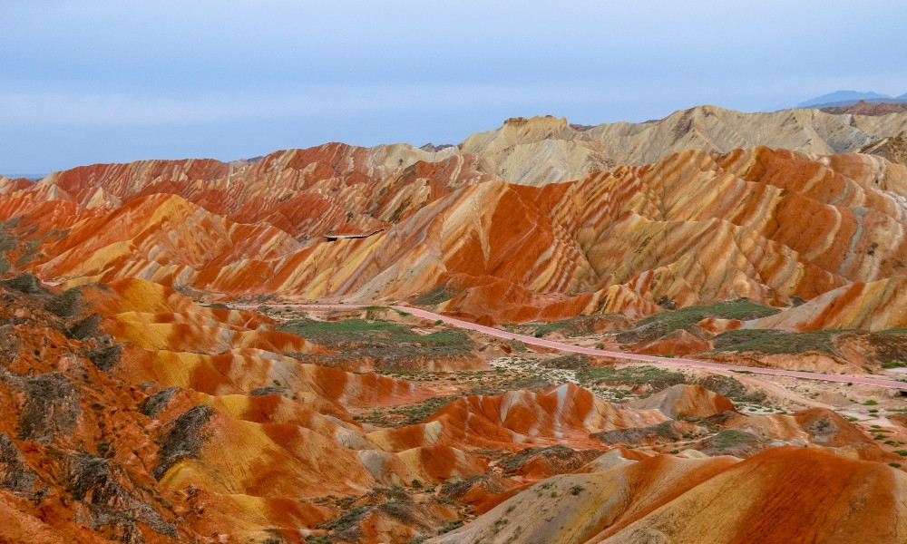 Cánh đồng hoa để ngà Cam Tức (Zhangye Danxia)