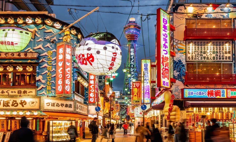 Shinsekai cảnh đẹp osaka