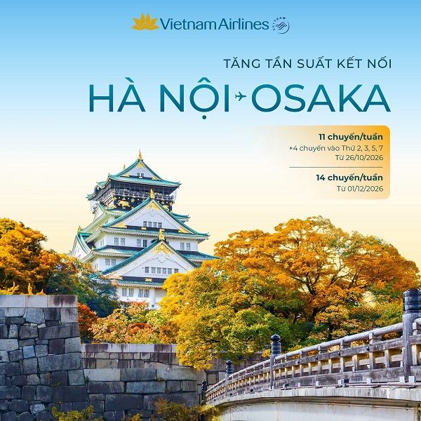 Giá vé máy bay đi Osaka bao nhiêu?