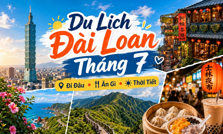 Du lịch Đài Loan tháng 7 - Thời tiết, đi đâu, mặc gì?