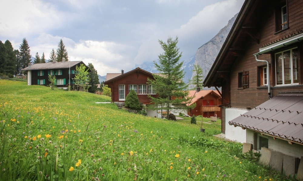 Làng Mürren cảnh đẹp Lauterbrunnen