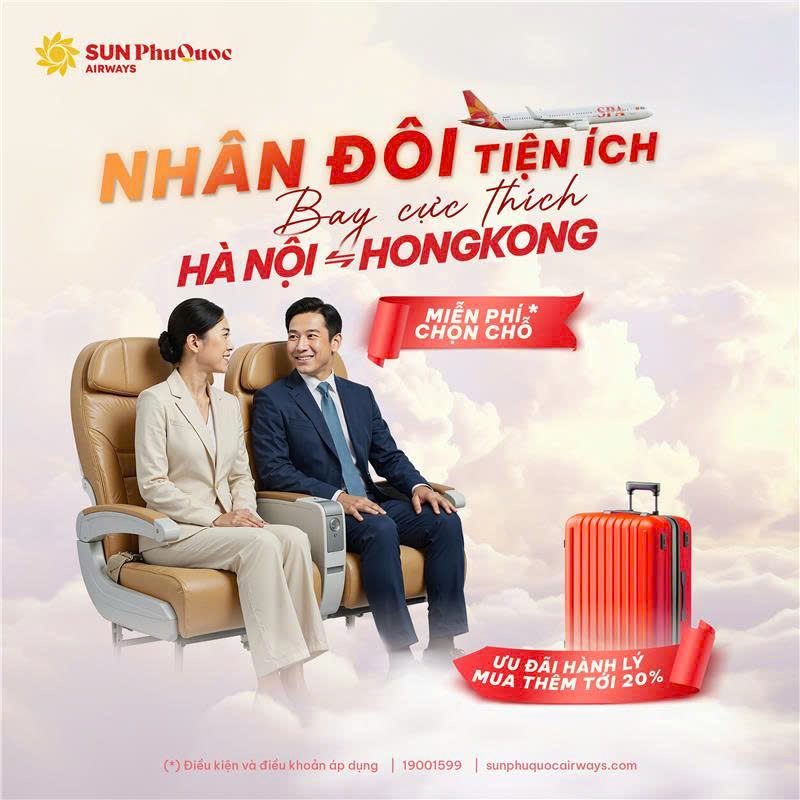 Phú Quốc có chuyến bay thẳng đi Hong Kong không?