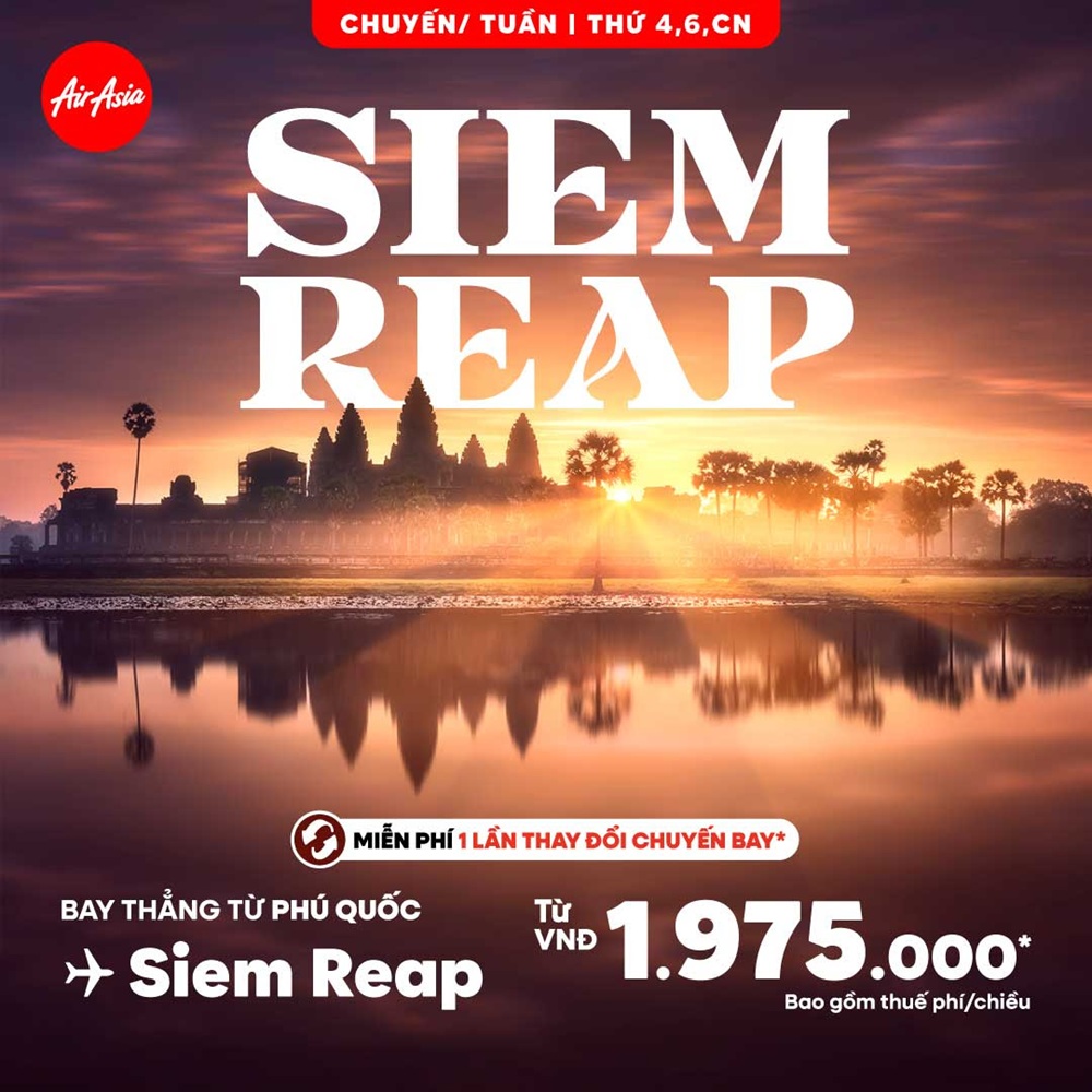 Vì sao nên chọn đường bay Phú Quốc – Siem Reap?