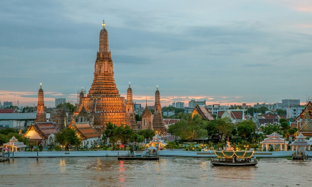 Chao Phraya du lịch Bangkok tự túc
