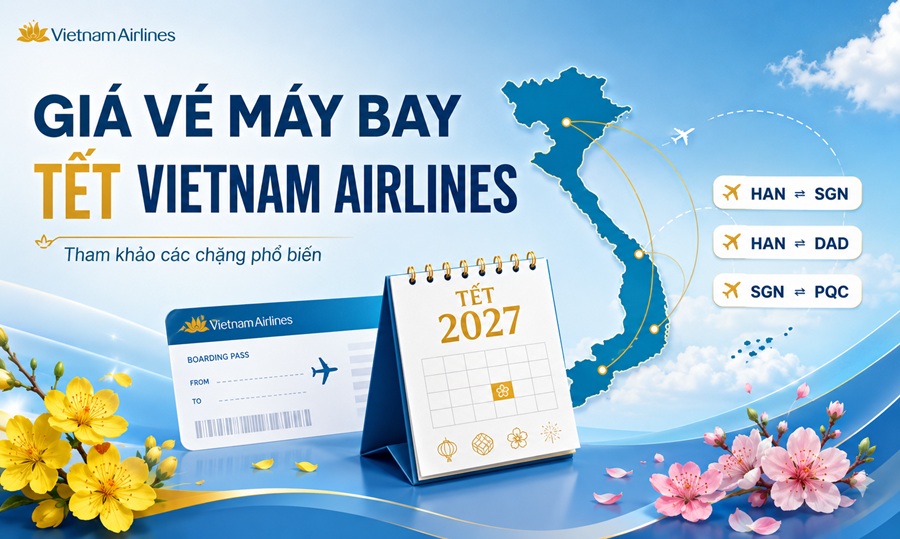 Giá vé Tết Vietnam Airlines