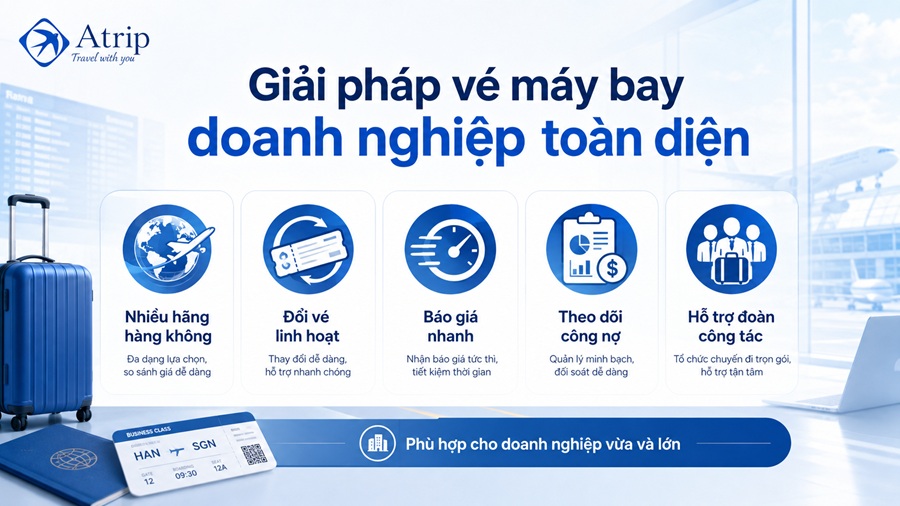 Vì sao cần dịch vụ đặt vé cho doanh nghiệp