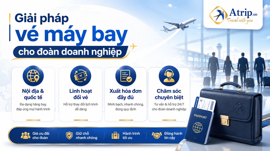 Lợi ích khi doanh nghiệp đặt vé theo đoàn