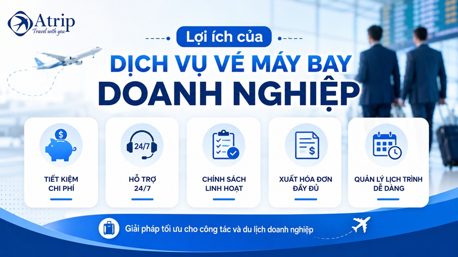 Lợi ích khi đặt vé qua đại lý doanh nghiệp
