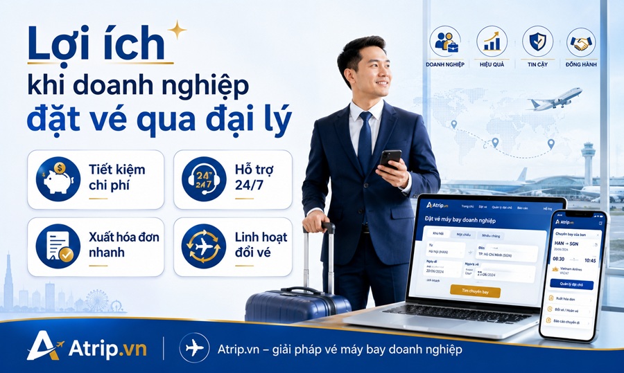Lợi ích khi làm việc với đại lý vé máy bay doanh nghiệp