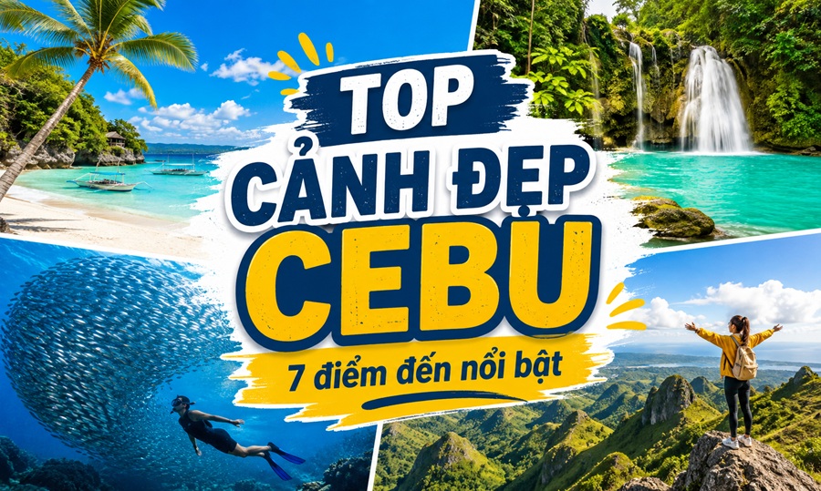 Top cảnh đẹp Cebu: 7 địa điểm đẹp nhất cho người đi lần đầu