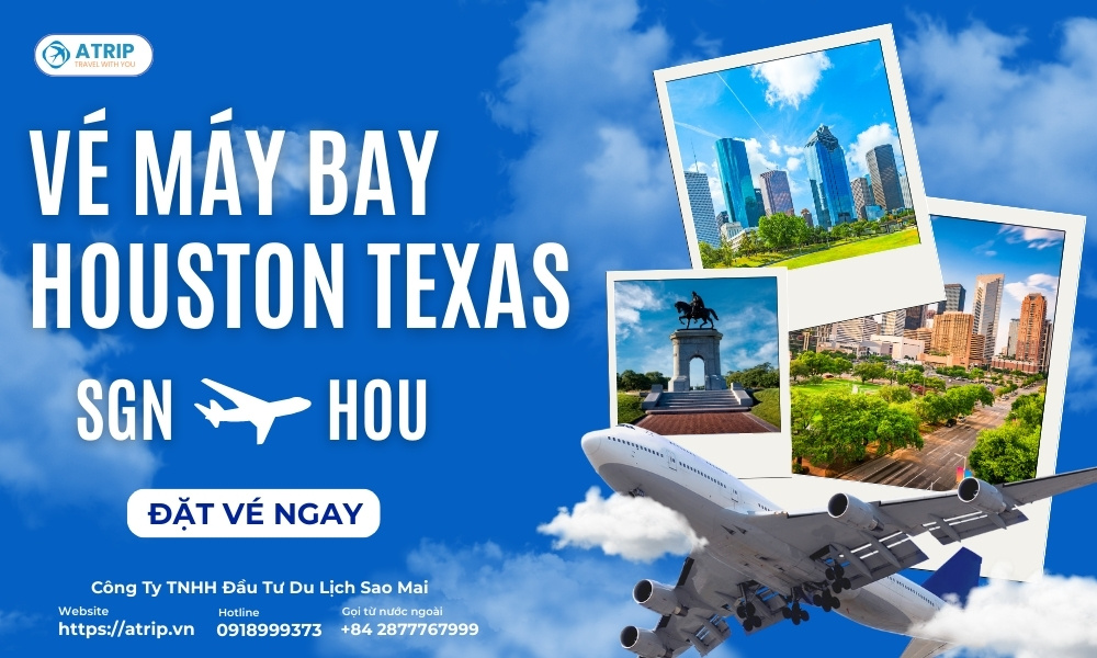 Vé máy bay đi Houston Texas - Hành trình đến trung tâm của Mỹ