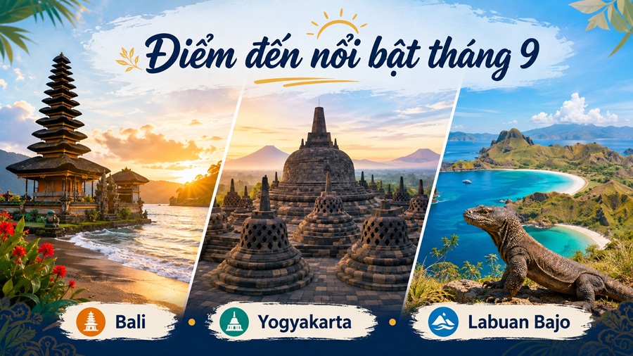 Những địa điểm du lịch Indonesia