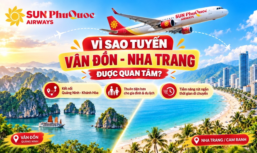 Vì Sao Tuyến Vân Đồn – Nha Trang Được Quan Tâm?