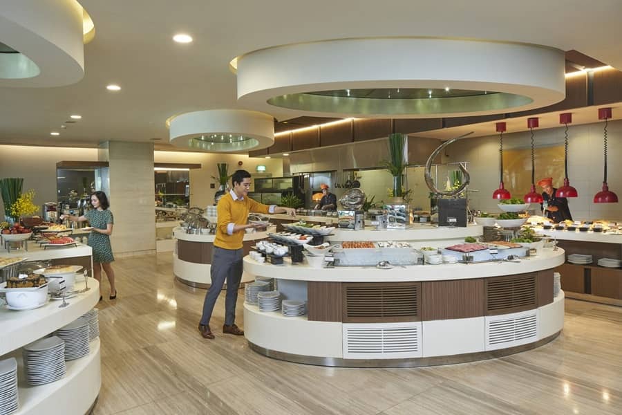 Khu vực nhà hàng Novotel Saigon Centre