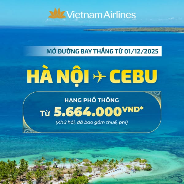 Đặt vé máy bay Hà Nội – Cebu ở đâu uy tín