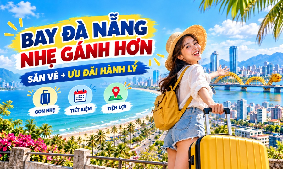 Bay đà nẵng nhẹ gánh hơn