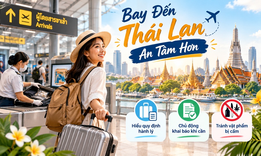 Bay đến Thái Lan an tâm hơn