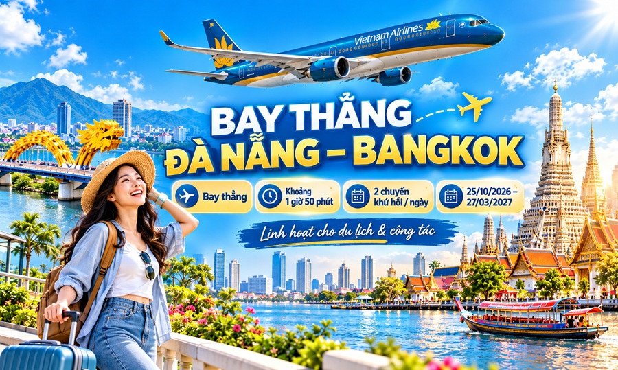 Bay thẳng Bay Đà Nẵng – Bangkok
