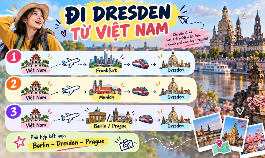 Đi Dresden Từ Việt Nam Như Thế Nào?