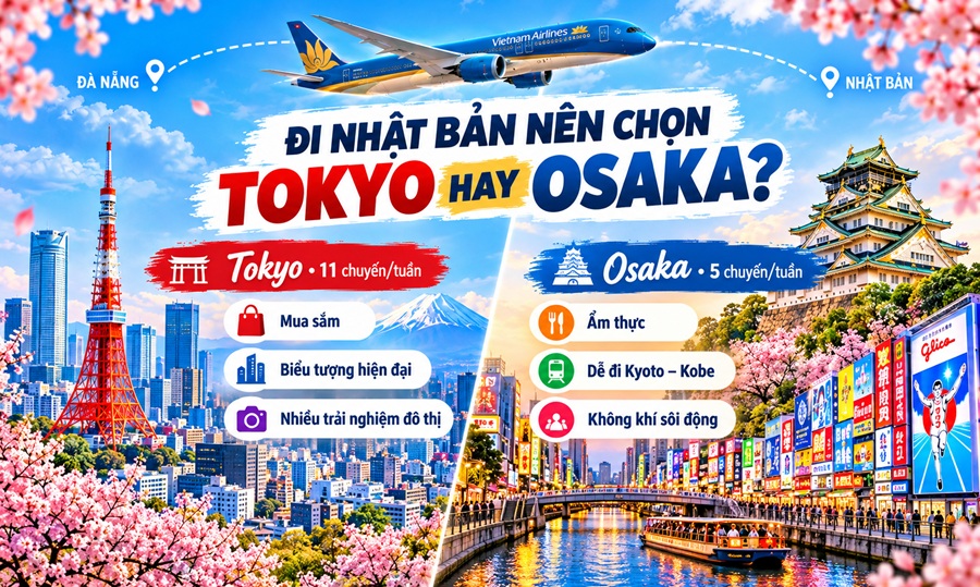 Tokyo Hay Osaka – Nên Chọn Thành Phố Nào?