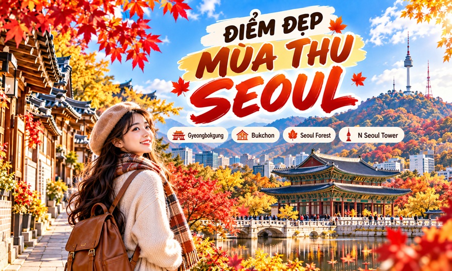 Các Điểm Đẹp Ở Seoul Tháng 10